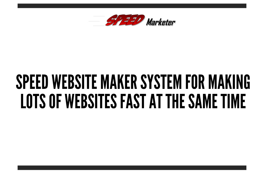 KOMACI SPEED Website Speed System