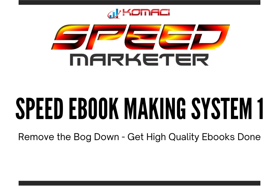 SPEED Ebook Making System 1