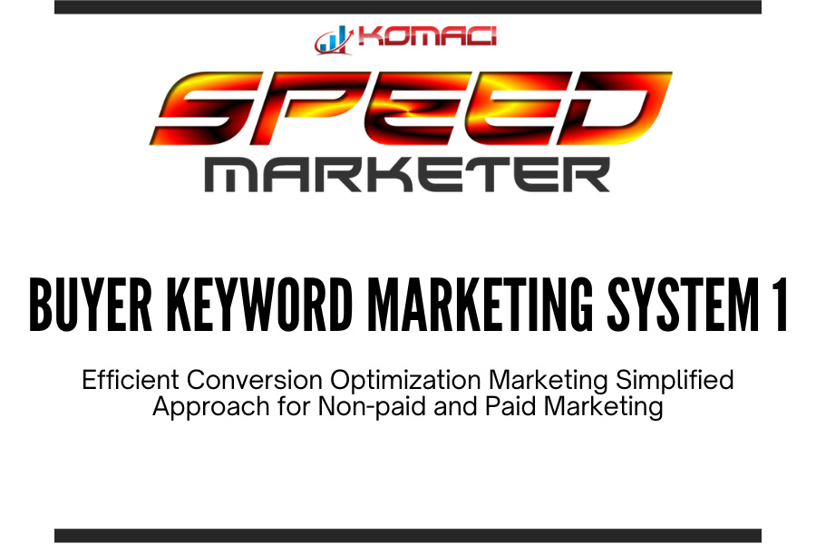 Buyer Keyword Marketing System 1