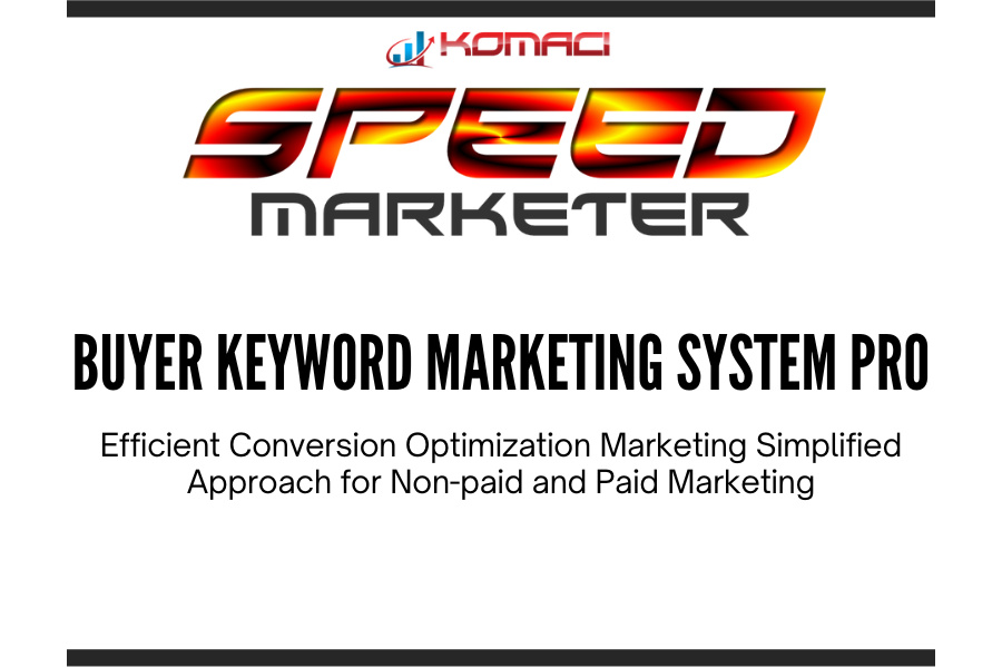 Buyer Keyword Marketing System Pro