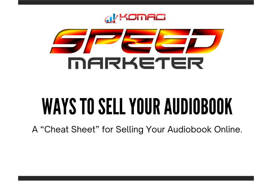 Ways to Sell Your Audiobook