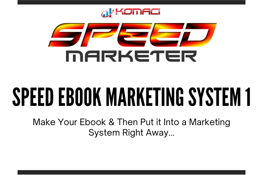 SPEED Ebook Marketing System 1